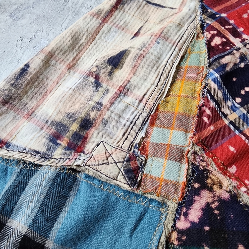Designer Maxi Skirt Concept Upcycled Patchwork Artisan Craftsman Sustainabile - Picture 12 of 17